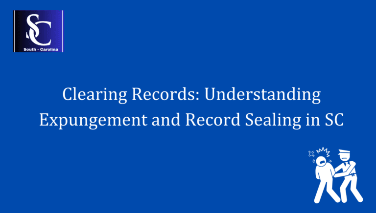 Clearing Records Understanding Expungement and Record Sealing in SC 1