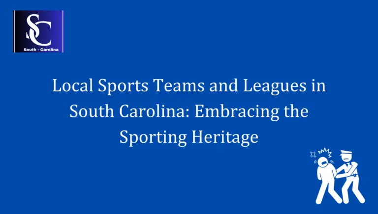 Local Sports Teams and Leagues in South Carolina Embracing the Sporting Heritage 1