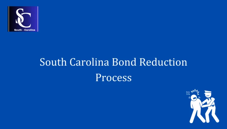 South Carolina Bond Reduction Process 1