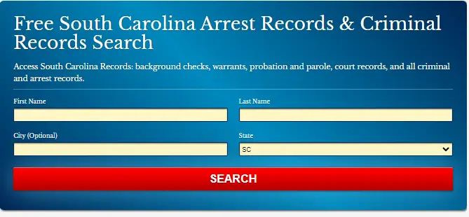 ARRESTS.ORG SC – SEARCH CAROLINA CRIMINAL ARREST RECORDS